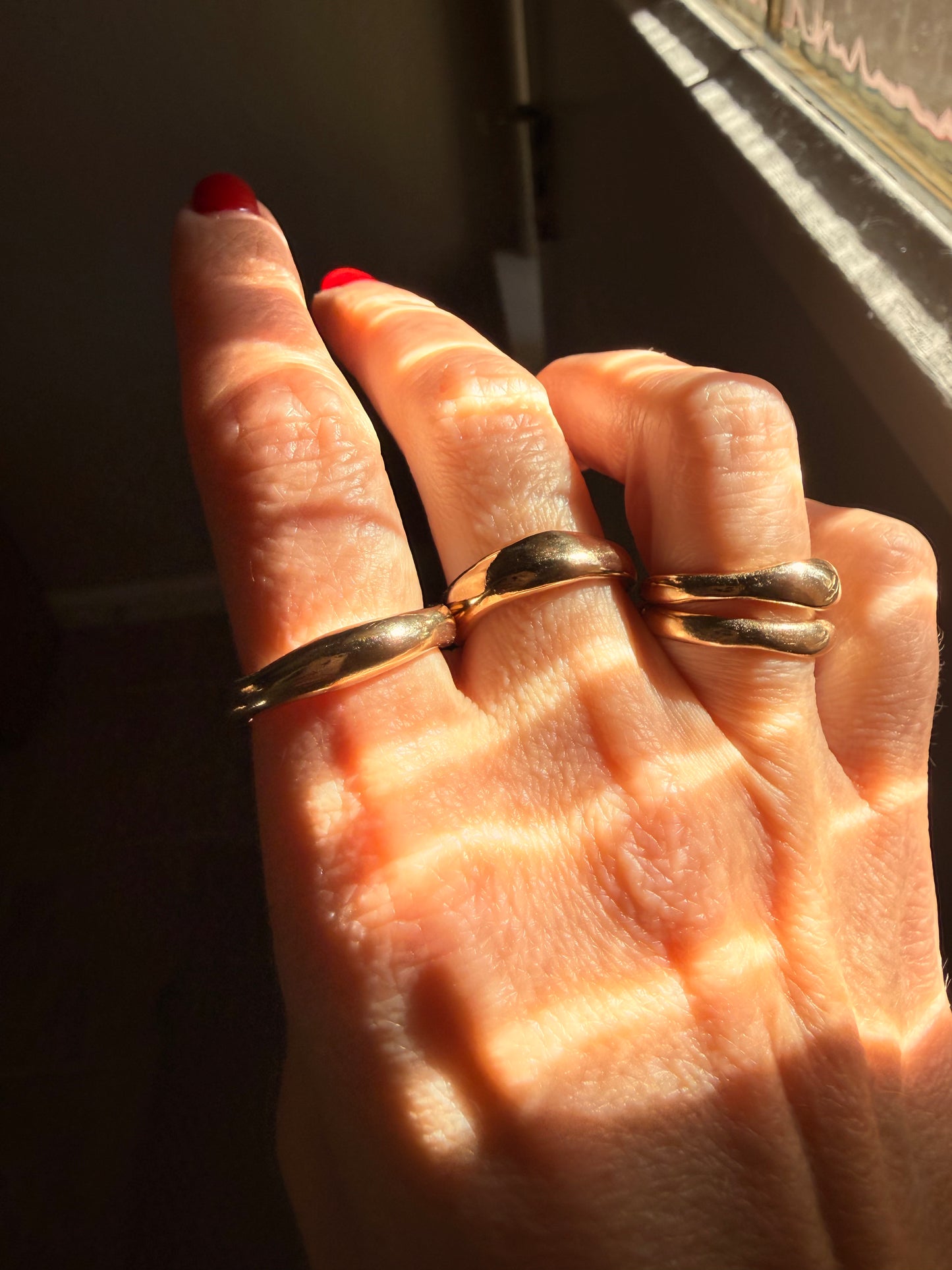 Pick your size- Bronze Maia Ring