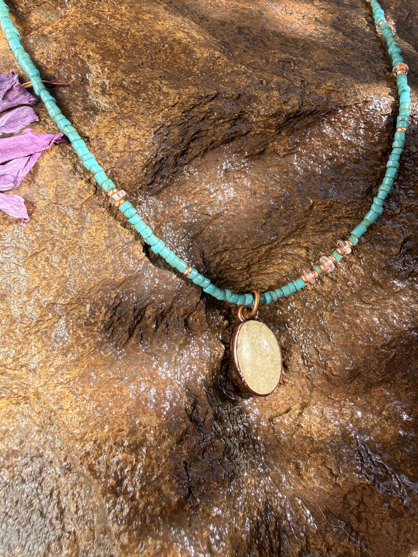 Libyan Desert Amulet - Rose Quartz