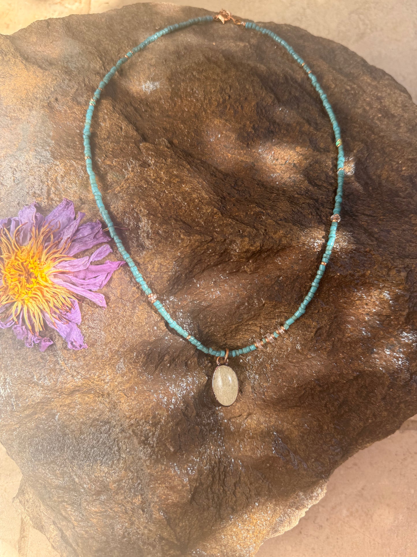 Libyan Desert Amulet - Rose Quartz