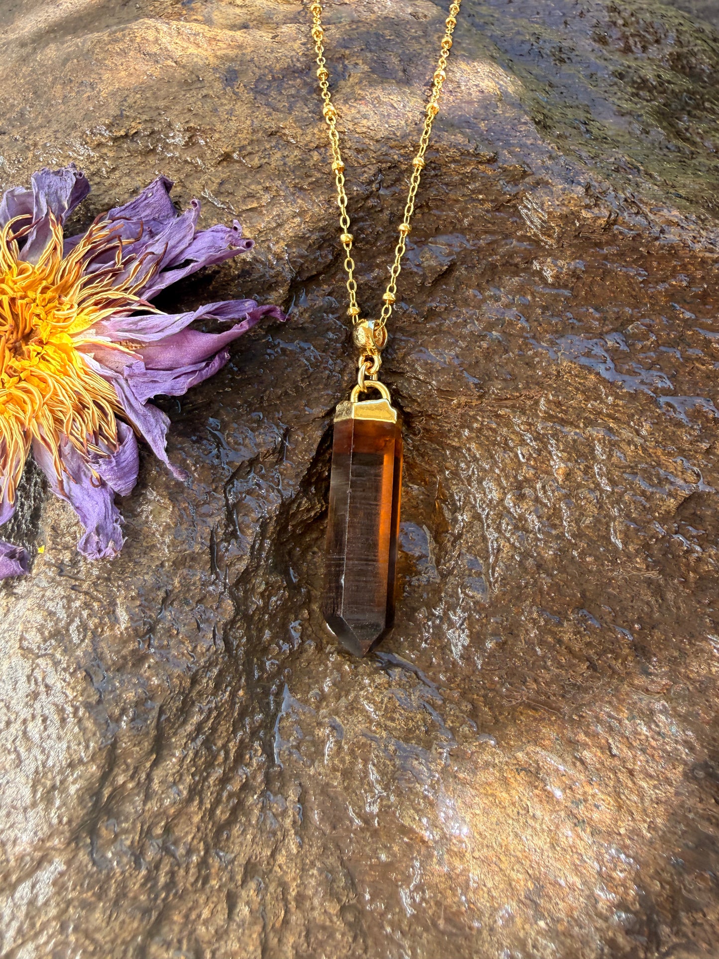 Cognac Zambian Citrine - Large