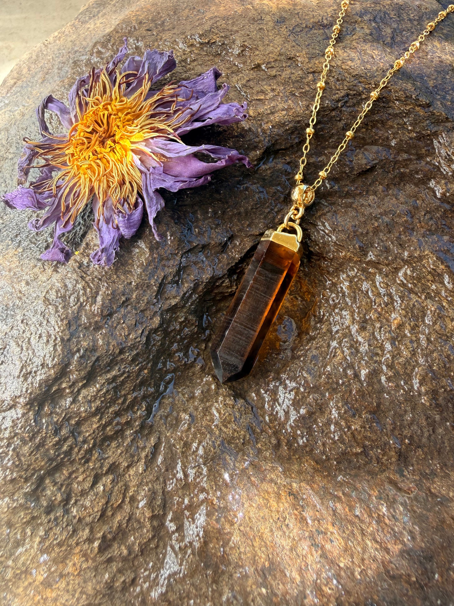 Cognac Zambian Citrine - Large