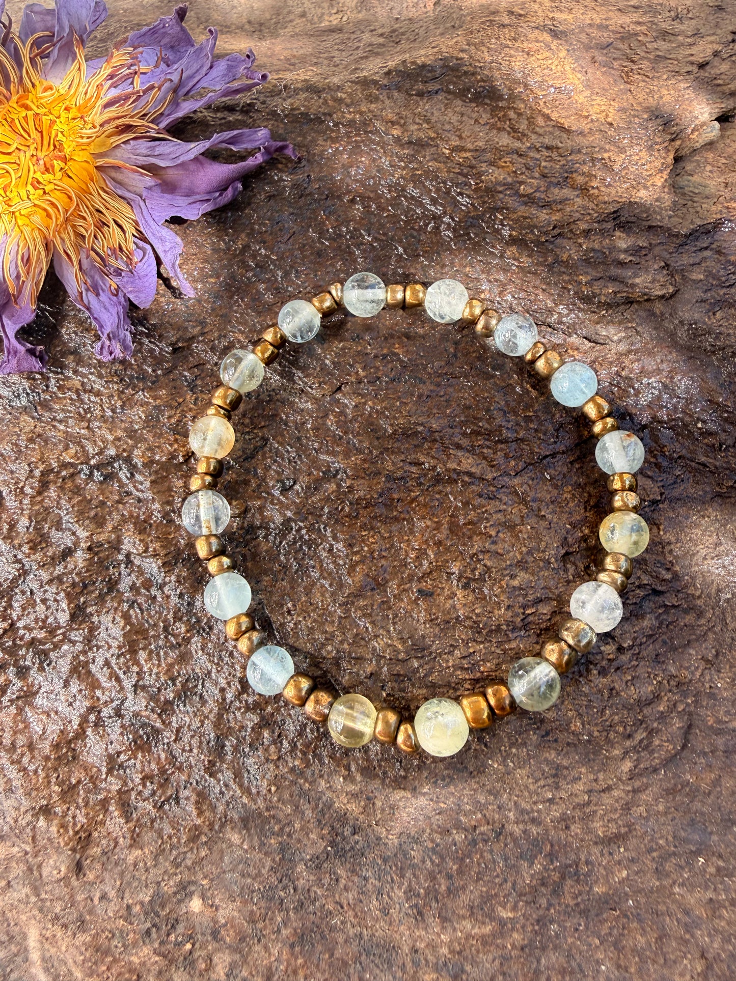 Aquamarine Flow bracelet