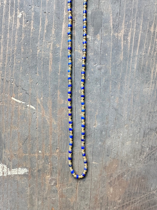 Ancient Lapis beaded Mala