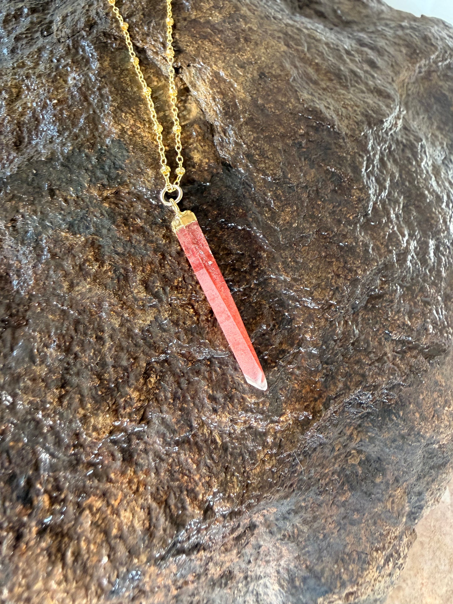 Red Hematite Phantom Crystal II