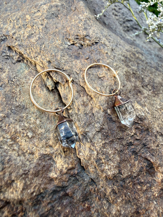 Tibetan Quartz Earrings